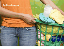 Tablet Screenshot of drcleanlaundry.com
